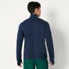 image:imageAmazon Essentials Mens Athletic Soft Performance Lightweight QuarterZip Hoodie Long Sleeve Workout TopSpace Dye Navy