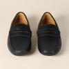 image:imageAmazon Essentials Mens Casual Driving Moc Loafers SlipOn ShoesBlack Faux Leather