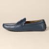 image:imageAmazon Essentials Mens Casual Driving Moc Loafers SlipOn ShoesNavy Faux Leather