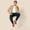 image:imageAmazon Essentials Mens Casual Driving Moc Loafers SlipOn ShoesTan Faux Leather