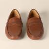 image:imageAmazon Essentials Mens Casual Driving Moc Loafers SlipOn ShoesTan Faux Leather