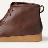 image:imageAmazon Essentials Mens Chukka Moc Toe BootsDark Brown Faux Leather