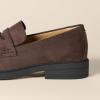 image:imageAmazon Essentials Mens Classic Penny Loafers Dress ShoesBrown Faux Suede