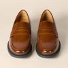 image:imageAmazon Essentials Mens Classic Penny Loafers Dress ShoesTan Faux Leather