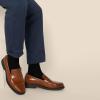 image:imageAmazon Essentials Mens Classic Penny Loafers Dress ShoesTan Faux Leather