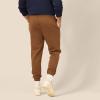 image:imageAmazon Essentials Mens RelaxedFit Fleece Joggers SweatpantsDark Tan