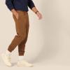 image:imageAmazon Essentials Mens RelaxedFit Fleece Joggers SweatpantsDark Tan