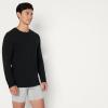 image:imageAmazon Essentials Mens Slim Fit Cotton Crew Neck UndershirtsBlack Long Sleeve