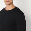image:imageAmazon Essentials Mens Slim Fit Cotton Crew Neck UndershirtsBlackWhite Long Sleeve