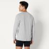 image:imageAmazon Essentials Mens Slim Fit Cotton Crew Neck UndershirtsMedium Grey HeatherNavy Long Sleeve