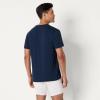 image:imageAmazon Essentials Mens Slim Fit Cotton Crew Neck UndershirtsMedium Grey HeatherNavy Short Sleeve