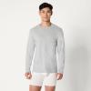 image:imageAmazon Essentials Mens Slim Fit Cotton Crew Neck UndershirtsMedium Grey HeatherWhite Long Sleeve