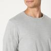 image:imageAmazon Essentials Mens Slim Fit Cotton Crew Neck UndershirtsMedium Grey HeatherWhite Long Sleeve