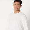 image:imageAmazon Essentials Mens Slim Fit Cotton Crew Neck UndershirtsWhite Long Sleeve
