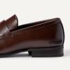 image:imageAmazon Essentials Mens Square Apron Toe Penny Loafer with Memory FoamDark Brown