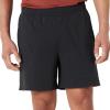 image:imageAmazon Essentials Mens Active Athletic Relaxed Fit 7 Lounge Workout Gym ShortsSpace Dye Black