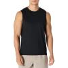 image:imageAmazon Essentials Mens Active Quick Dry MoistureWicking Tech Stretch Lightweight Sleeveless Muscle Shirt MultipacksBlack