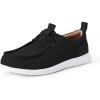 image:imageAmazon Essentials Mens Canvas Moc Toe LoaferBlackWhite