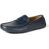 Navy Faux Leather