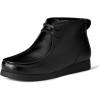 image:imageAmazon Essentials Mens Chukka Moc Toe BootsBlack Faux Leather