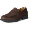 image:imageAmazon Essentials Mens Classic Penny Loafers Dress ShoesBrown Faux Suede
