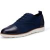 image:imageAmazon Essentials Mens Oxford Brogue Knit Dress Sneakers with Foam InsoleNavy
