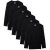 image:imageAmazon Essentials Mens Slim Fit Cotton Crew Neck UndershirtsBlack Long Sleeve