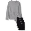 Black/Grey Heather Long Sleeve