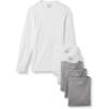 Medium Grey Heather/White Long Sleeve