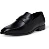 image:imageAmazon Essentials Mens Square Apron Toe Penny Loafer with Memory FoamBlack