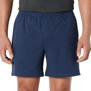image:imageAmazon Essentials Mens Active Athletic Relaxed Fit 7 Lounge Workout Gym ShortsSpace Dye Navy