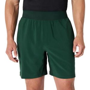 image:imageAmazon Essentials Mens Athletic Running Training Shorts Performance Stretch Woven Workout Shorts 7Dark Green