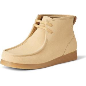image:imageAmazon Essentials Mens Chukka Moc Toe BootsSand Faux Suede