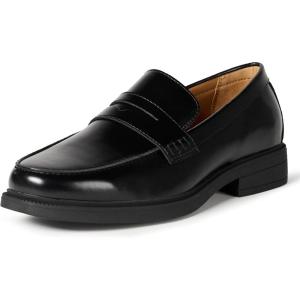 image:imageAmazon Essentials Mens Classic Penny Loafers Dress ShoesBlack Faux Leather