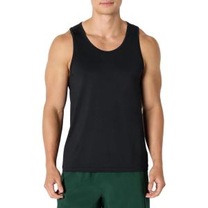 image:imageAmazon Essentials Mens Quick Dry Tech Stretch Active Sleeveless Gym Tank Top Workout ShirtBlack