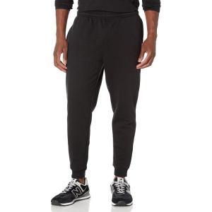 image:imageAmazon Essentials Mens RelaxedFit Fleece Joggers SweatpantsBlack
