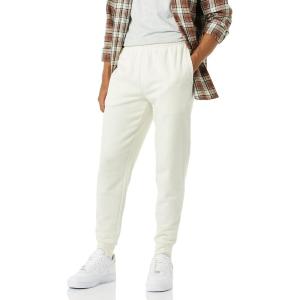 image:imageAmazon Essentials Mens RelaxedFit Fleece Joggers SweatpantsCream