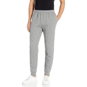 image:imageAmazon Essentials Mens RelaxedFit Fleece Joggers SweatpantsLight Grey Space Dye