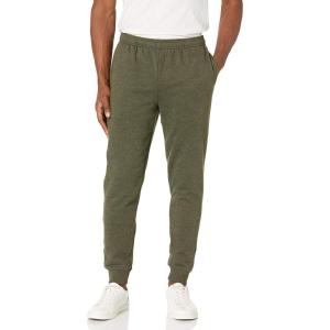 image:imageAmazon Essentials Mens RelaxedFit Fleece Joggers SweatpantsOlive