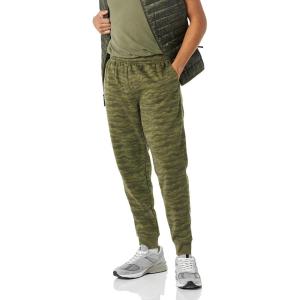 image:imageAmazon Essentials Mens RelaxedFit Fleece Joggers SweatpantsOlive Camo