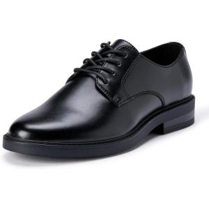 image:imageAmazon Essentials Mens Round Toe Derby Dress Shoes with Memory FoamBlack