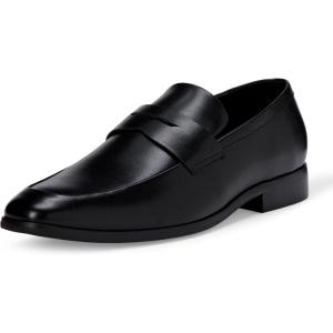 image:imageAmazon Essentials Mens Square Apron Toe Penny Loafer with Memory FoamBlack