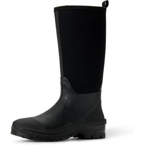 image:imageAmazon Essentials Mens Waterproof Neoprene Rubber Rain BootBlack