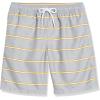 image:imageAmazon Essentials Mens 9 Swim Trunks with Mesh Lining Pockets Drawstring ClosureGrey Stripe