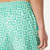 image:imageAmazon Essentials Mens 9 Swim Trunks with Mesh Lining Pockets Drawstring ClosureLight Blue Mint Green Sun Geo