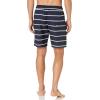 image:imageAmazon Essentials Mens 9 Swim Trunks with Mesh Lining Pockets Drawstring ClosureNavy Stripe