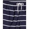 image:imageAmazon Essentials Mens 9 Swim Trunks with Mesh Lining Pockets Drawstring ClosureNavy Stripe