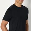 image:imageAmazon Essentials Mens Active Quick Dry Moisture Wicking Tech Stretch Lightweight ShortSleeve TShirtBlackHeather Graphite