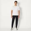 image:imageAmazon Essentials Mens Active Quick Dry Moisture Wicking Tech Stretch Lightweight ShortSleeve TShirtBlackWhite