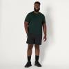 image:imageAmazon Essentials Mens Active Quick Dry Moisture Wicking Tech Stretch Lightweight ShortSleeve TShirtDark GreenHeather Graphite